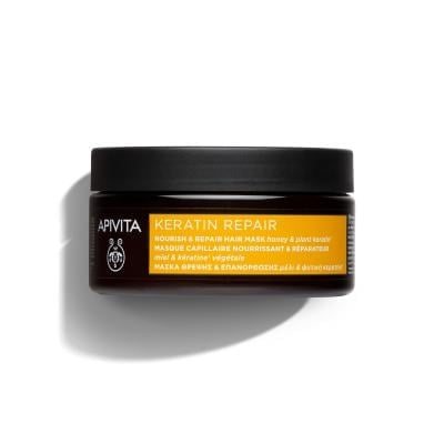 APIVITA, kaukė plaukams, su keratinu, maitinamoji/atkuriamoji, 200 ml
