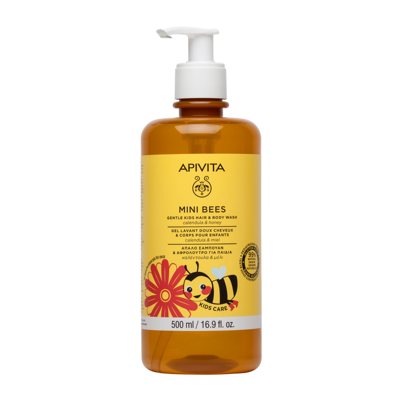 APIVITA, KIDS CALENDULA&HONEY, švelnus prausiklis, 1 vnt., 500 ml