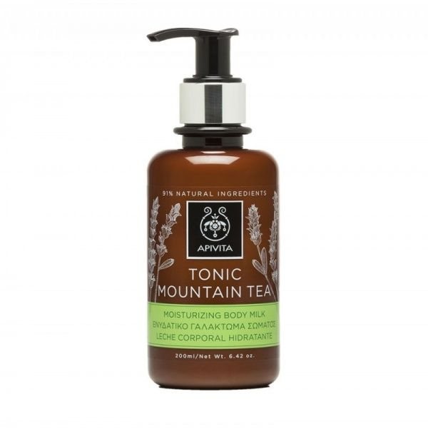 APIVITA kūno pienelis su kalnų arbata TONIC MOUNTAIN TEA, 200 ml