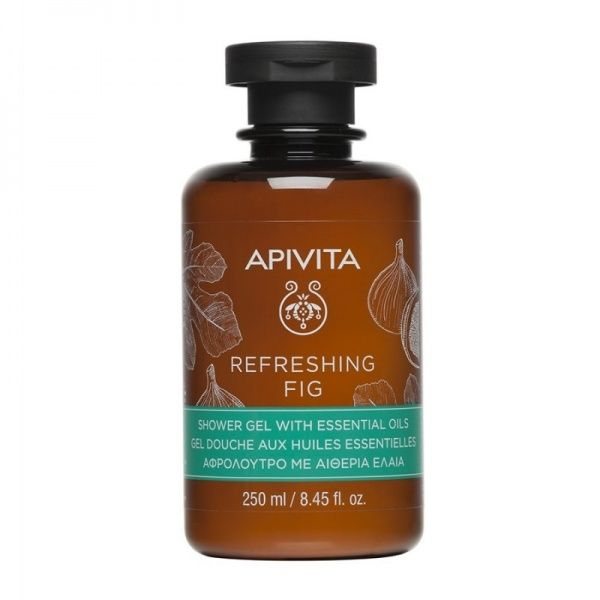 APIVITA kūno prausiklis su figomis REFRESHING FIG, 250 ml