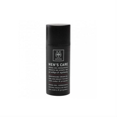 APIVITA MEN'S CARE, drėkinamasis veido kremas-gelis, 50 ml