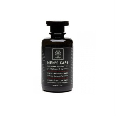 APIVITA MEN'S CARE, prausiklis su propoliu ir kardamonu, 250 ml