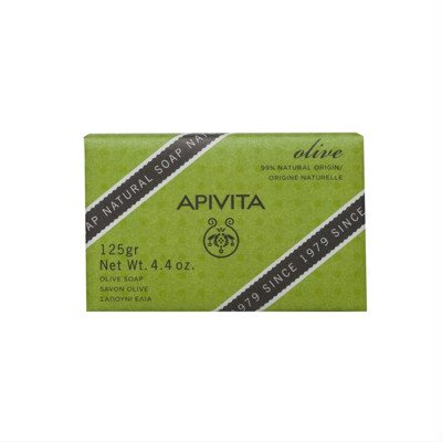 APIVITA NATURAL, muilas su alyvuogėmis ir snapučiais, 125 g