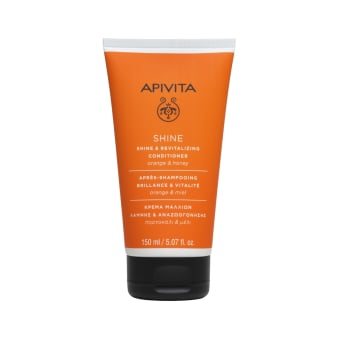 APIVITA plaukams žvilgesio suteikiantis kondicionierius, 150 ml