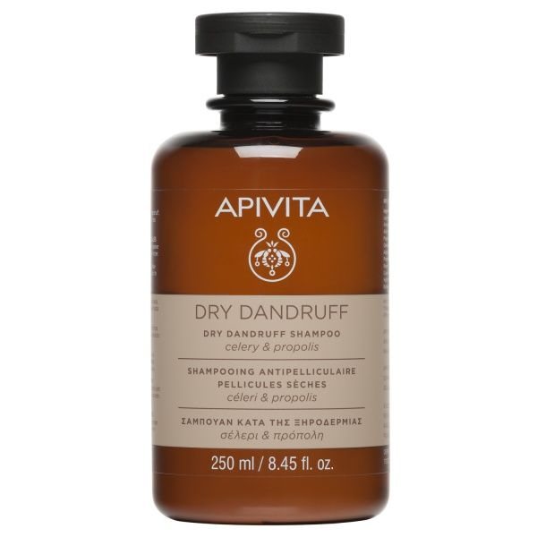 APIVITA šampūnas sausoms pleiskanoms DRY DANDRUFF, 250 ml