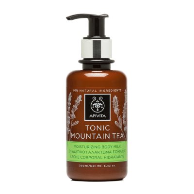 APIVITA tonizuojantis pienelis kūnui su kalnų arbata, 200 ml