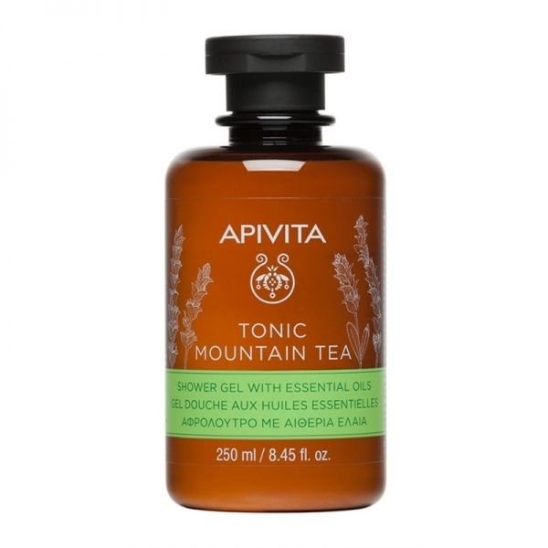 APIVITA tonizuojantis prausiklis su kalnų arbata, 250 ml