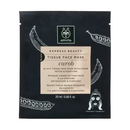 APIVITA valomoji veido kaukė EXPRESS BEAUTY TISSUE, N1