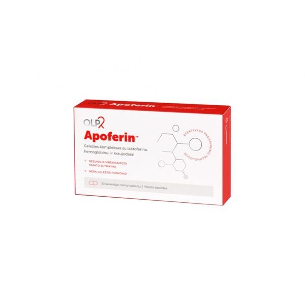 APOFERIN maisto papildas OLP, 30 kaps.