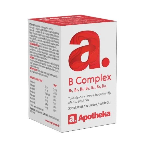 APOTHEKA B Complex, N30 tabletės