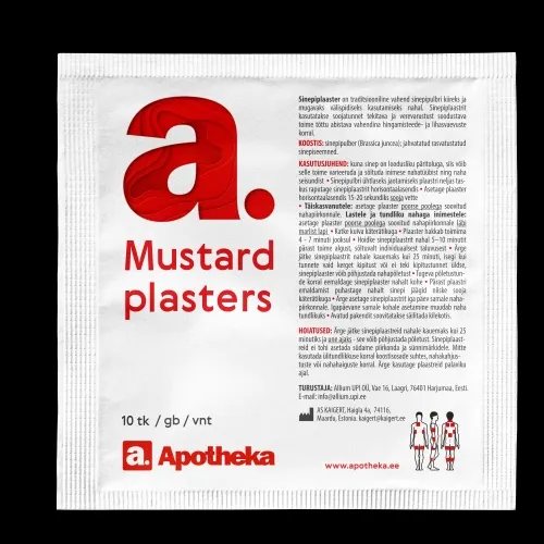 APOTHEKA GARSTYČIŲ pleistrai, N10