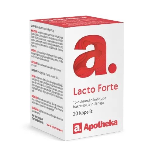 APOTHEKA Pieno rūgšties bakterijos LACTO FORTE, N20