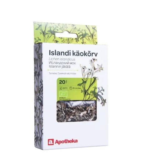 APOTHEKA vaistažolių arbata ISLANDINĖ KERPENA, 20 g