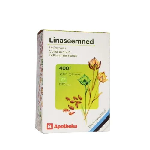 APOTHEKA vaistažolių arbata LINŲ SĖKLOS, 400 g