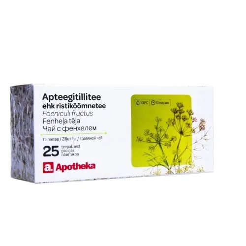 APOTHEKA vaistažolių arbata SALDŽIŲJŲ PANKOLIŲ, x N25, 1.5 g