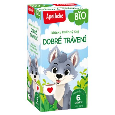 APOTHEKE BIO „Po gausių pietų“ žolelių arbata vaikams nuo 6 mėnesių, N20, 1.5 g