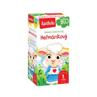 APOTHEKE BIO ramunėlių arbata vaikams, LT-EKO-001, 20 vnt., 1.5 g, 1.5 g
