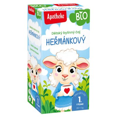 APOTHEKE BIO Ramunėlių arbata vaikams nuo 1 savaitės, N20, 1 g