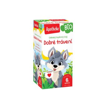 APOTHEKE BIO žolelių arbata vaikams PO GAUSIŲ PIETŲ, nuo 6 mėn., LT-EKO-001, 1.5 g, 20 vnt
