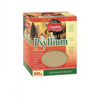 APOTHEKE Psyllium balkšvųjų GYSLOČIŲ sėklų luobelės, 300 g