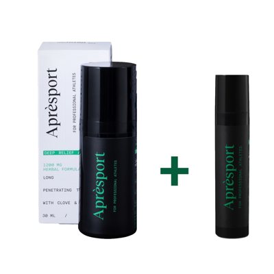 Aprèsport Deep Relief Gel, + DOVANA Deep Relief Gel 15 ml, 50 ml