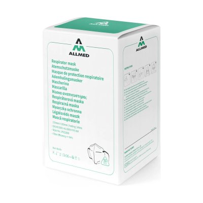 Apsauginis vienkartinis respiratorius FFP2, N51, 155 x 105 mm