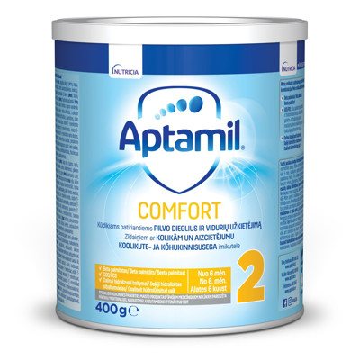 APTAMIL COMFORT 2, milteliai, 400 g