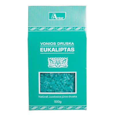 AQUA AMBER EUKALIPTAS, druska voniai, 500 g
