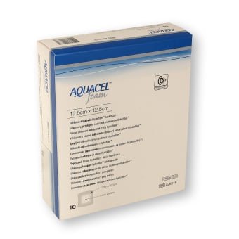 AQUACEL FOAM lipnus tvarstis su silikonu, 10 vnt., 12.5 x 12.5 cm