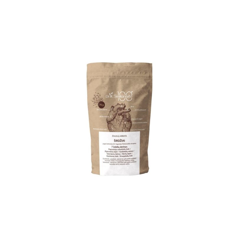 ARBATA DR. E. ŠIMKŪNAITĖ NR.9 ŠIRDŽIAI, 70 g