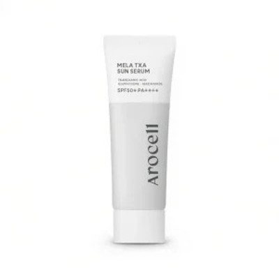 AROCELL Mela TXA Sun Serum apsauginis veido serumas nuo saulės SPF50+ PA++++, 40 ml