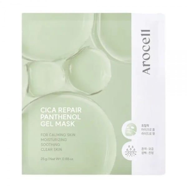 AROCELL veido kaukė CICA REPAIR PANTHENOL GEL MASK, 1 vnt