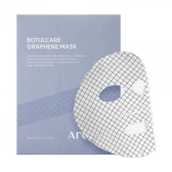 AROCELL veido kaukių rinkinys BOTULCARE GRAPHENE MASK, 5 vnt