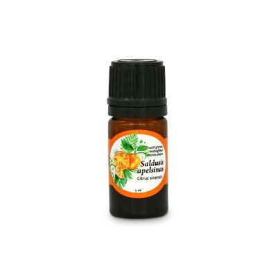 aromama saldžiųjų apelsinų eterinis aliejus, 5 ml