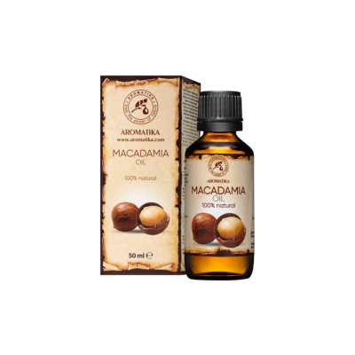 AROMATIKA natūralus augalinis makadamijos aliejus, 50 ml