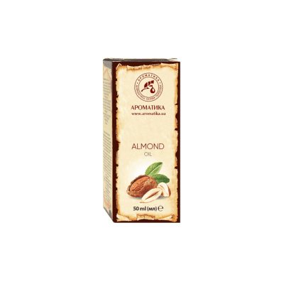 AROMATIKA natūralus augalinis migdolų aliejus, 50 ml