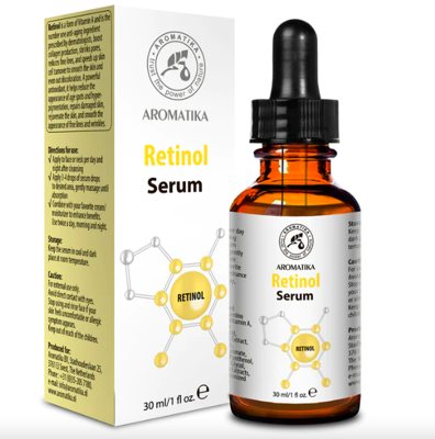 Aromatika Retinolio veido ir kaklo serumas ., 30 ml
