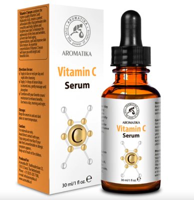 Aromatika Vitamino C veido ir kaklo serumas ., 30 ml