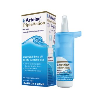 Artelac akių lašai TRIPLE ACTION, 10 ml