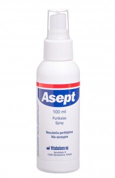 ASEPT išorinis odos purškalas, 100 ml