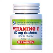 Askorbo rūgšties (Vitaminas C) dražetės, 50mg, 160 vnt