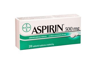 ASPIRIN 500 mg tabletės N20