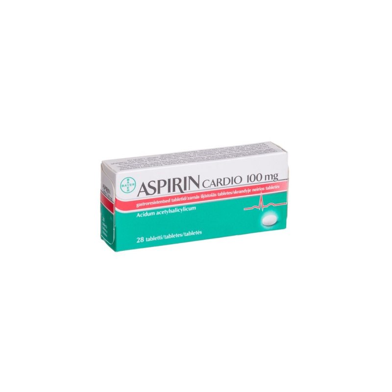 ASPIRIN Cardio 100mg skr. neir. tab. N28