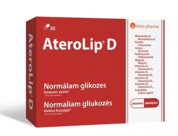 ATEROLIP D kapsulės N30