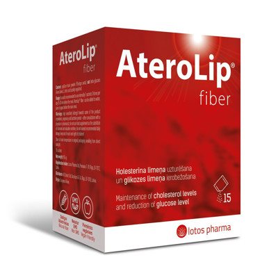 ATEROLIP FIBER, 15 paketėlių