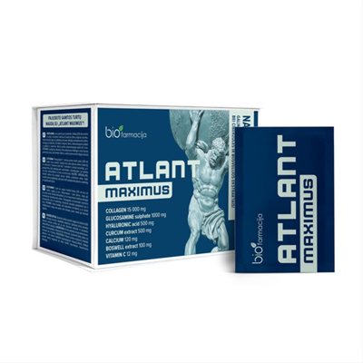 ATLANT MAXIMUS, milteliai, 28 paketėliai