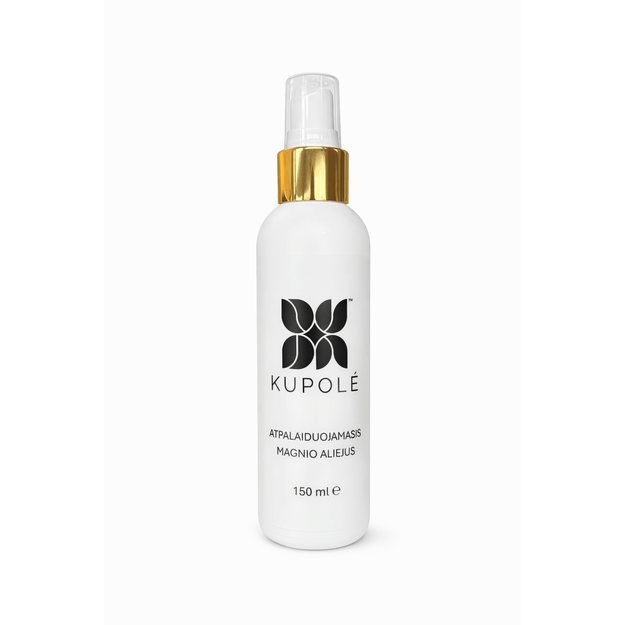 Atpalaiduojamasis magnio aliejus KUPOLÉ, 150 ml