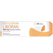 Atsikosėjimui lengvinti Acetilcisteina Liboran 600mg, 20 šnypščiančių tablečių