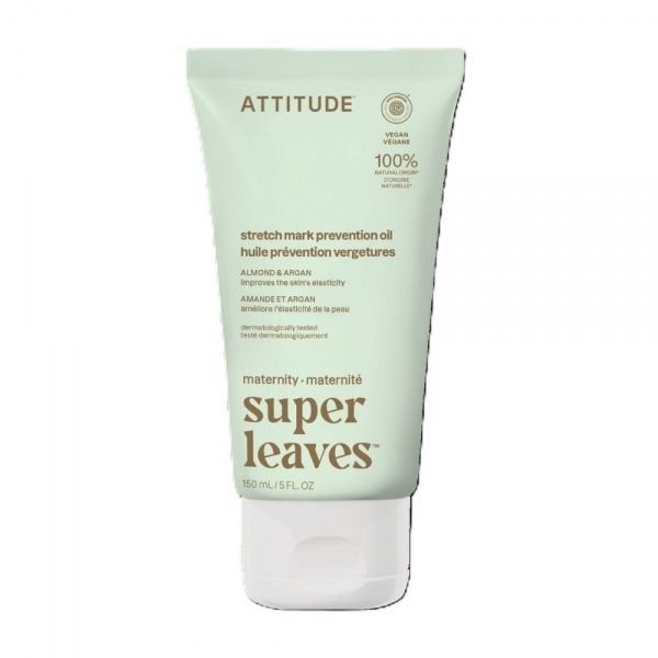 ATTITUDE kūno aliejus strijoms SUPER LEAVES, 150 ml