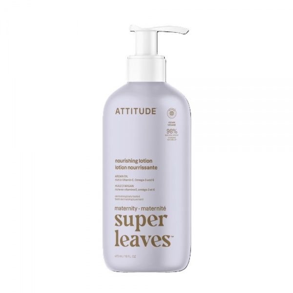 ATTITUDE kūno losjonas nėščiočioms SUPER LEAVES NOURISHING, 473 ml